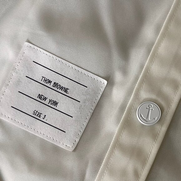 Hooded Raincoat w/ Tricolor Arm Stripe (Size 3) - Picture 4 of 9